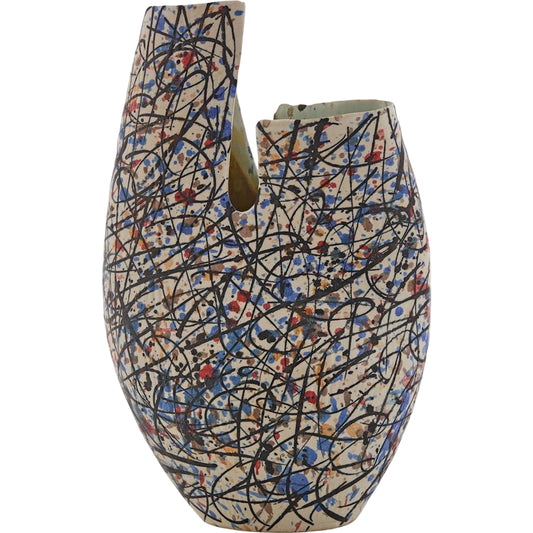 Pollock Vase by John-Richard. Made from unique in a unique style.