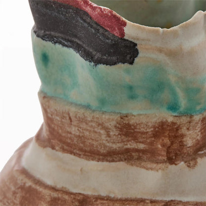 Chromatic Strata Vase by John-Richard. Made from unique in a unique style.