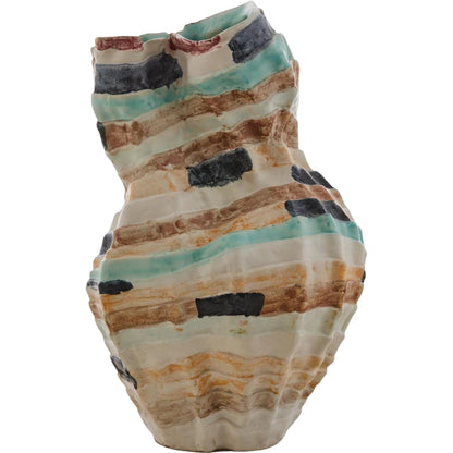 Chromatic Strata Vase by John-Richard. Made from unique in a unique style.