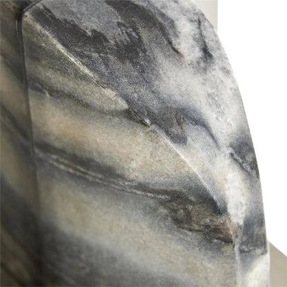 Stone Arc Bookends (Set of 2) by John-Richard. Made from unique in a unique style.