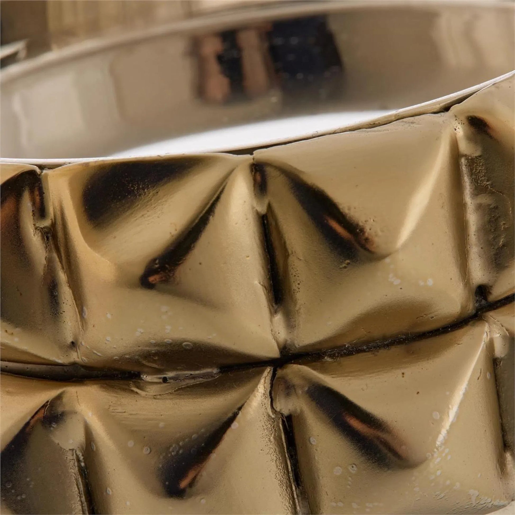 Studded Candleholder by John-Richard. Made from unique in a unique style.