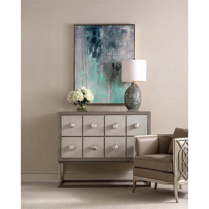White Hydrangeas by John-Richard in clear, white. Made from unique in a cottage & farmhouse style.