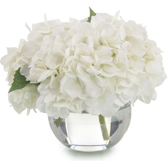 Simply White by John-Richard in white. Made from crystal in a transitional style.