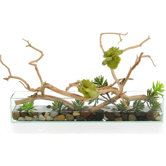 Succulent Tree by John-Richard in natural. Made from unique in a transitional style.