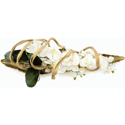 Curling Orchids by John-Richard in gold. Made from unique in a unique style.