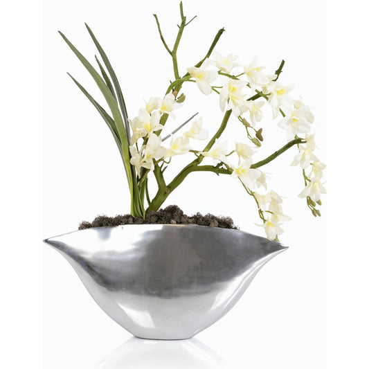 Silver Dendrobiums by John-Richard. Made from unique in a modern style.