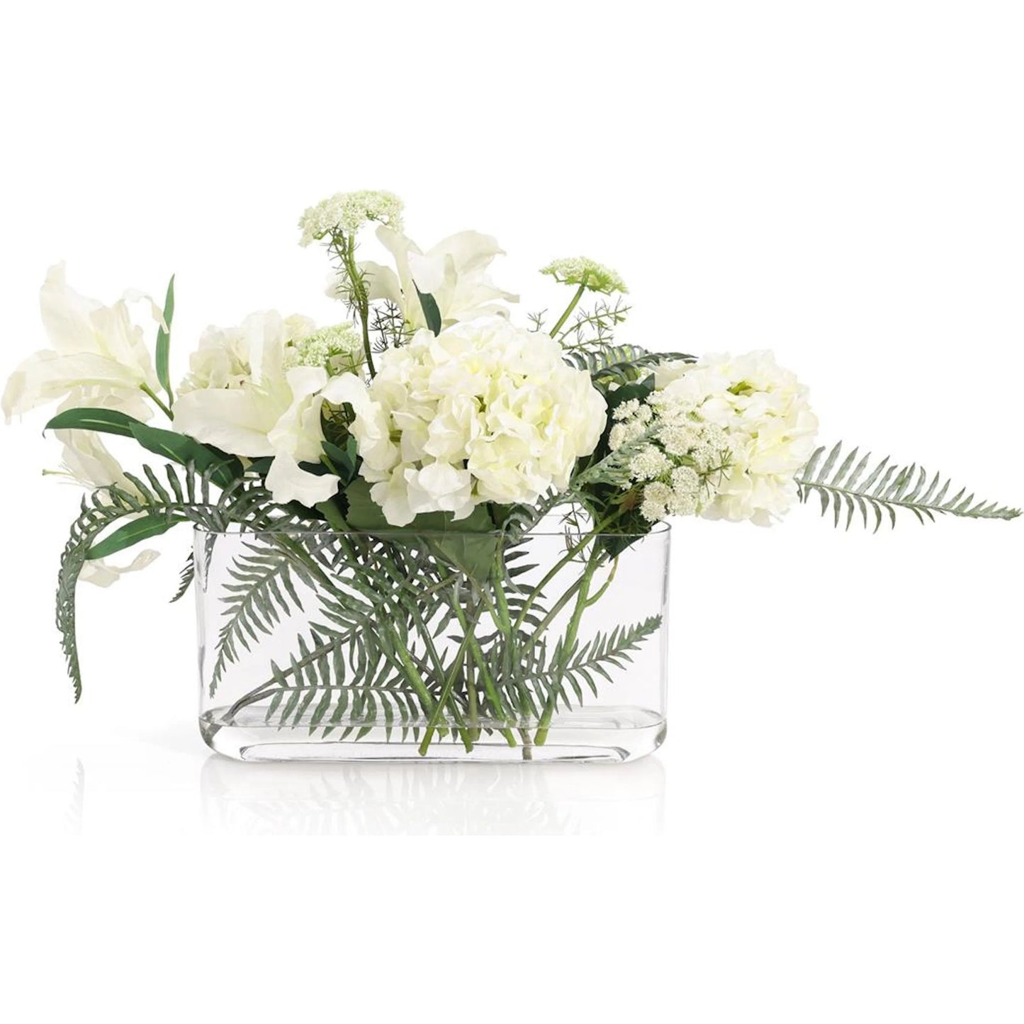 001 SI-2373988 | Primary Silo | The Queen's Garden by John-Richard in white. Made from unique in a transitional style.