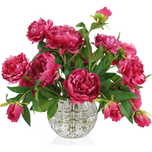 Garden Peonies by John-Richard in fuchsia. Made from unique in a unique style.