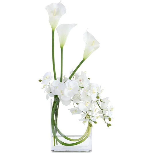 Snow White Blooms by John-Richard in white. Made from unique in a unique style.