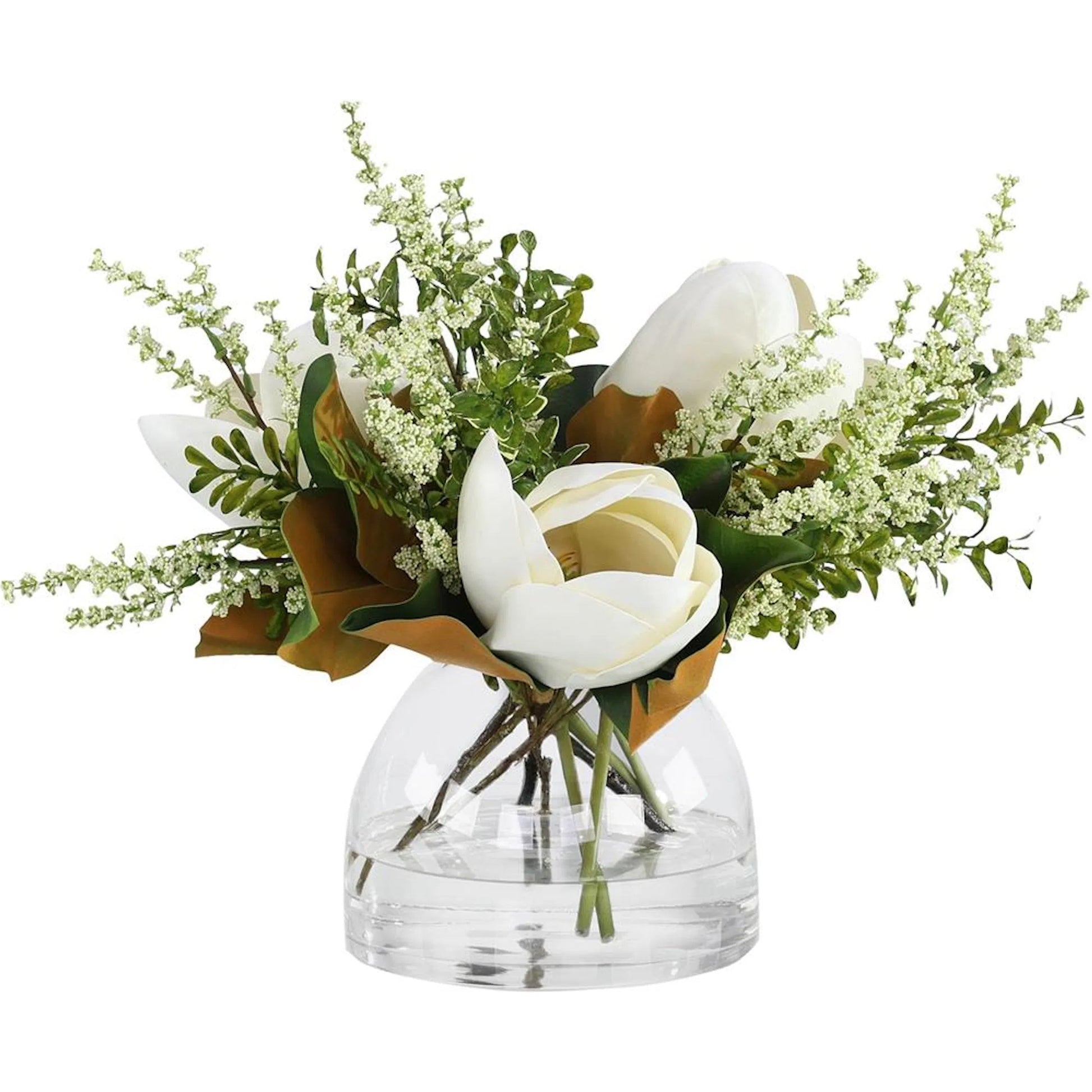 Sweet Magnolias by John-Richard in ivory. Made from unique in a transitional style.