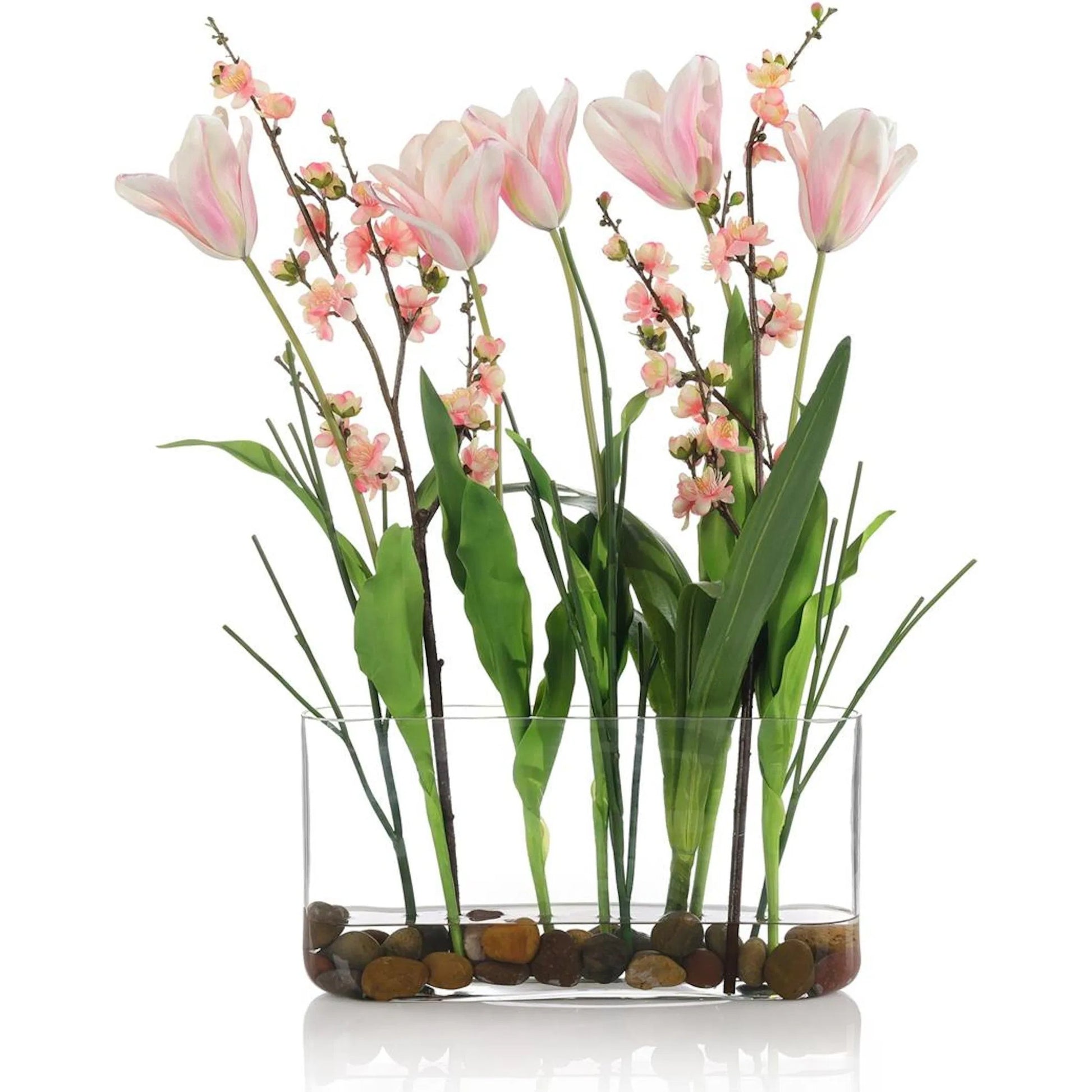 First Blooms by John-Richard in pink. Made from unique in a transitional style.