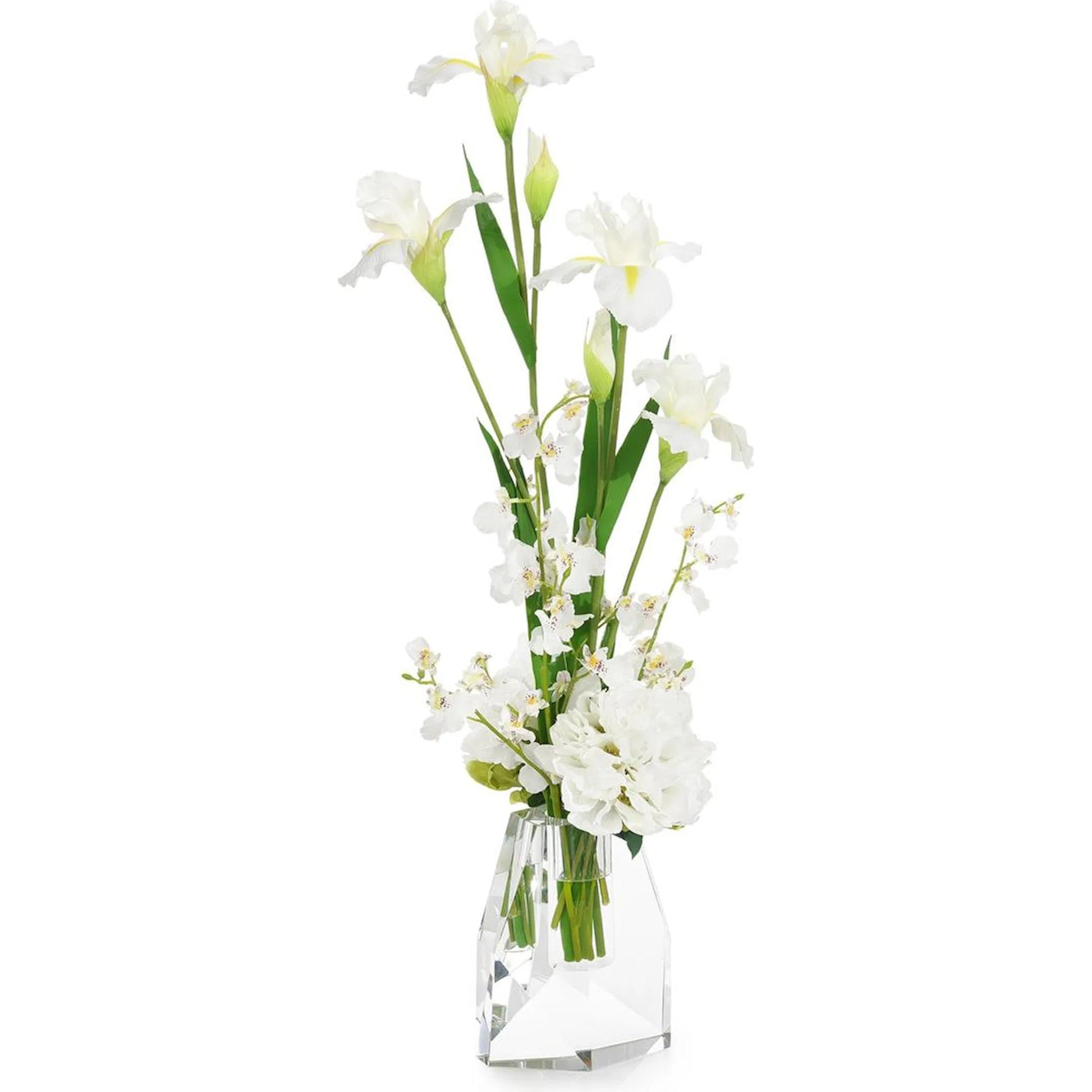 White Iris and Peonies by John-Richard. Made from unique in a unique style.