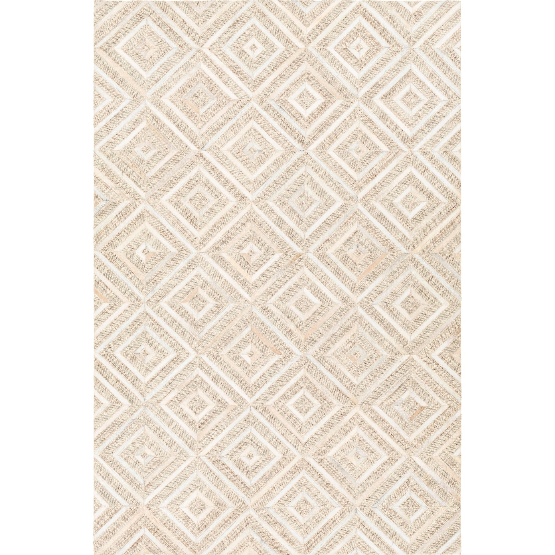 Jardin JRD-2300 Rug by Surya in light gray, light beige, oatmeal, medium gray, dark brown. Made from 60% wool, 40% leather in a unique style.