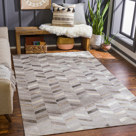 Jardin Rug - 29482 by Surya. Made from 60% wool, 40% leather in a unique style.