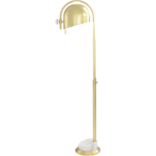 Industrial Modern Floor Lamp by John-Richard in brass. Made from unique in a modern style.