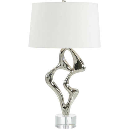 De Escola Table Lamp by John-Richard in silver. Made from unique in a modern style.