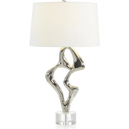 De Escola Table Lamp by John-Richard in silver. Made from unique in a modern style.