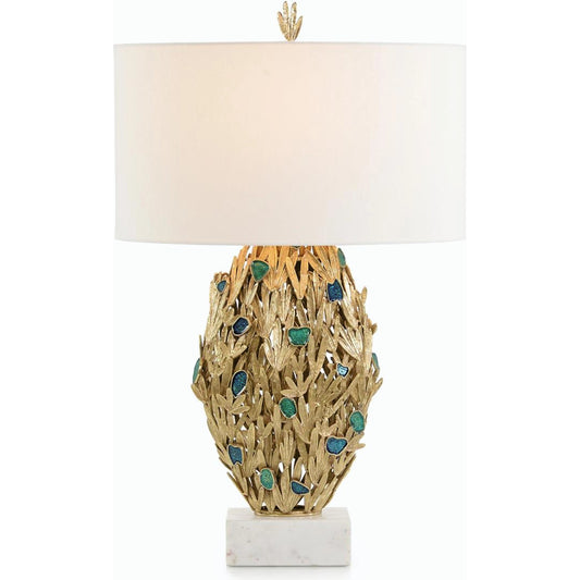 Embellished Fronds Table Lamp by John-Richard. Made from unique in a modern style.