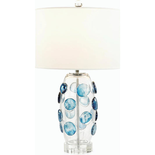 Cerulean Spots Table Lamp by John-Richard. Made from unique in a modern style.