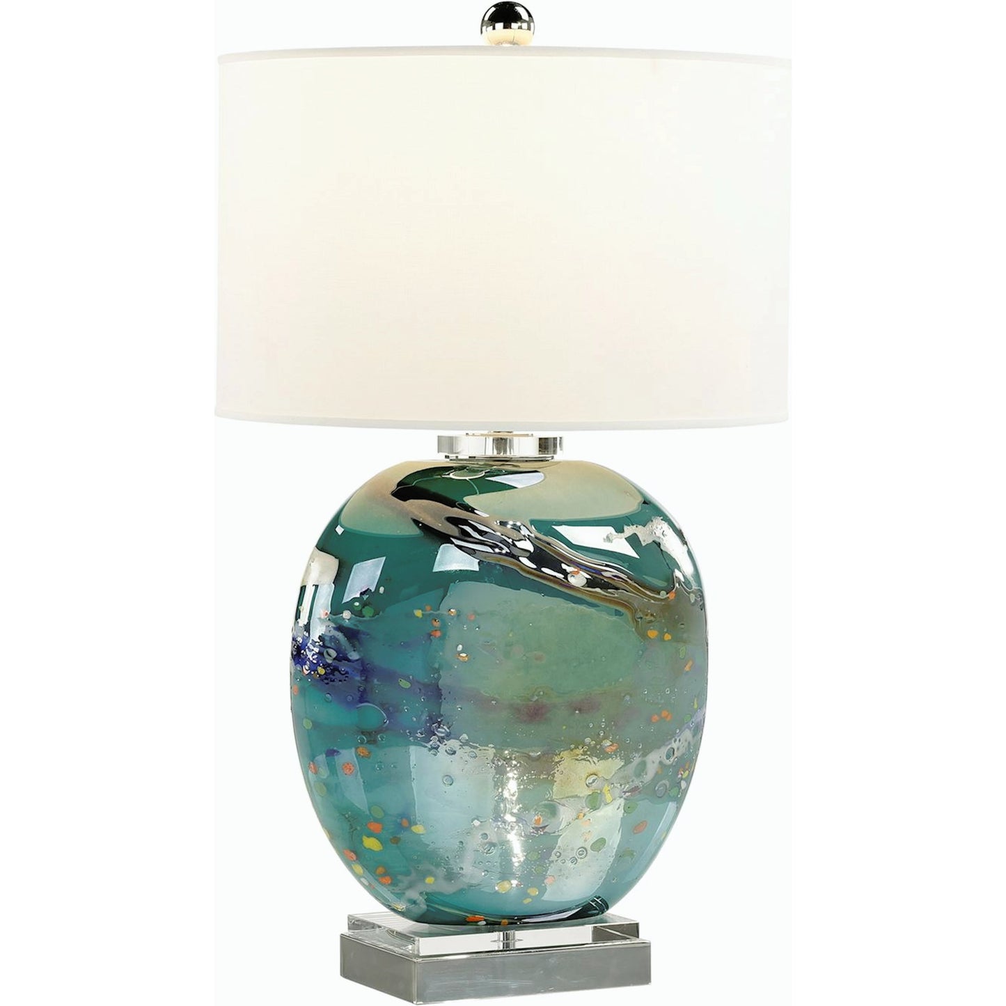 001 SI-2170317 | Primary Silo | Cosmic Drift Table Lamp by John-Richard. Made from unique in a modern style.