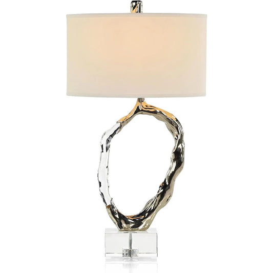 Metallic Ice Table Lamp by John-Richard. Made from unique in a unique style.