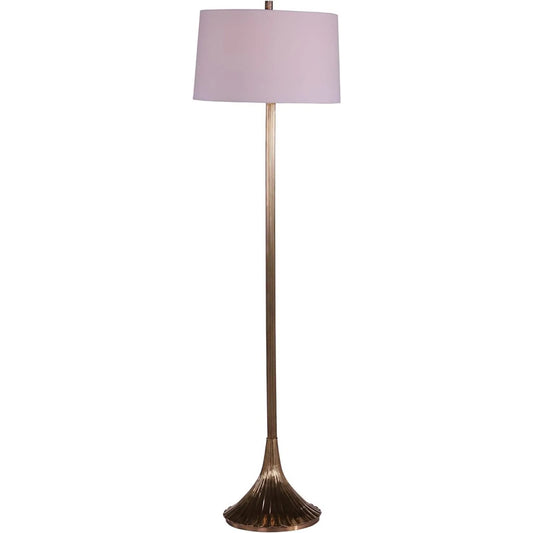 Lithe Floor Lamp by John-Richard in antique brass. Made from unique in a unique style.