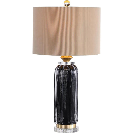 Sinatra Table Lamp by John-Richard in black. Made from unique in a unique style.