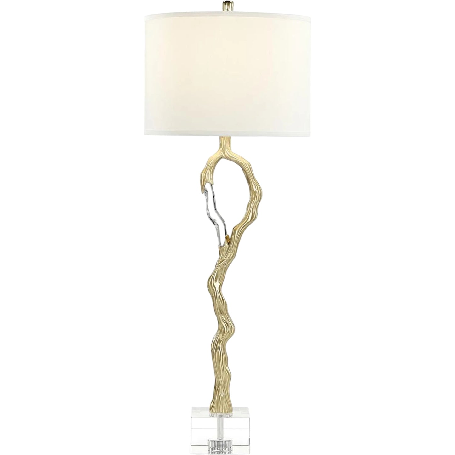 001 SI-2537421 | Primary Silo | Metallic Ice Buffet Lamp by John-Richard. Made from unique in a unique style.