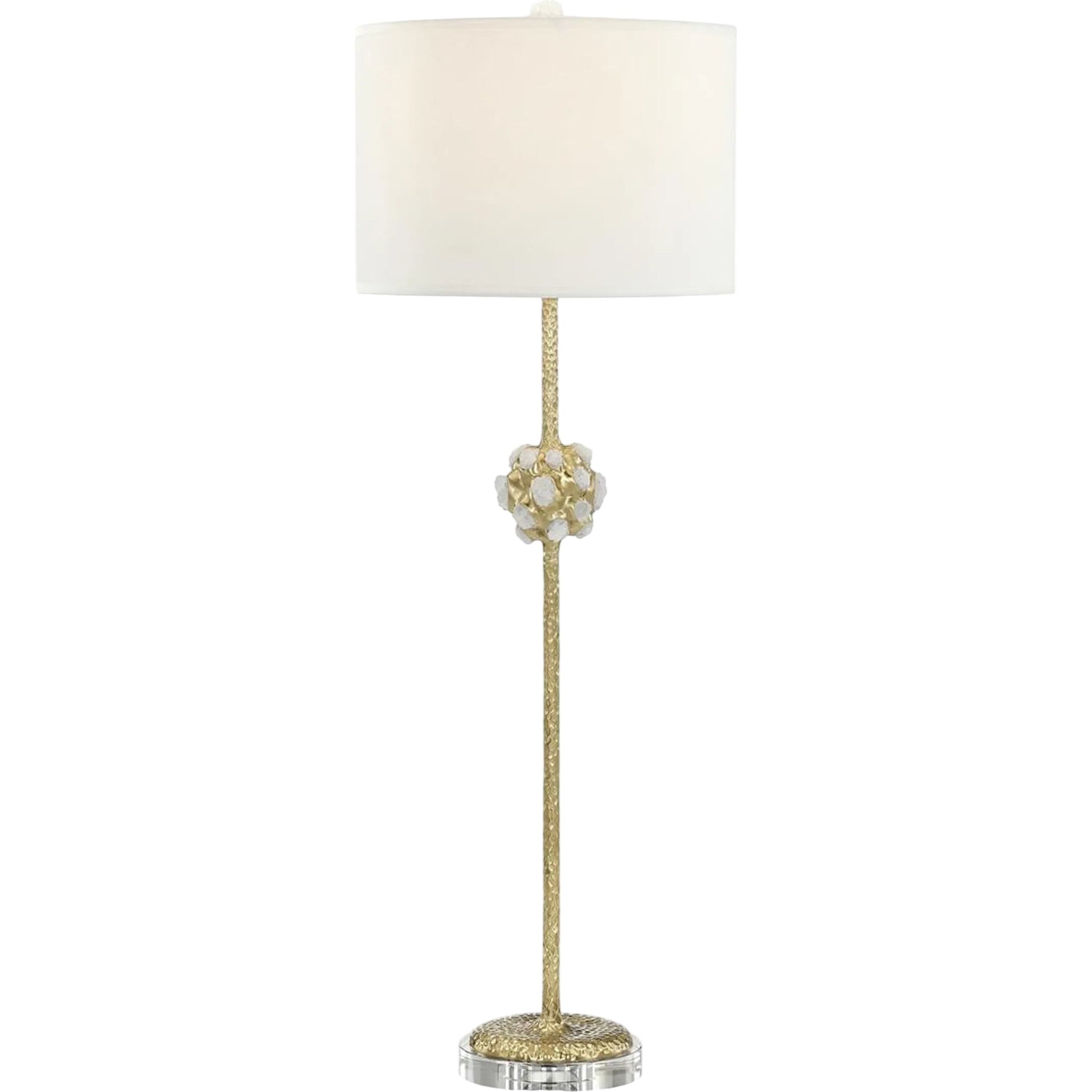Crystal Cluster Buffet Lamp by John-Richard. Made from unique in a unique style.