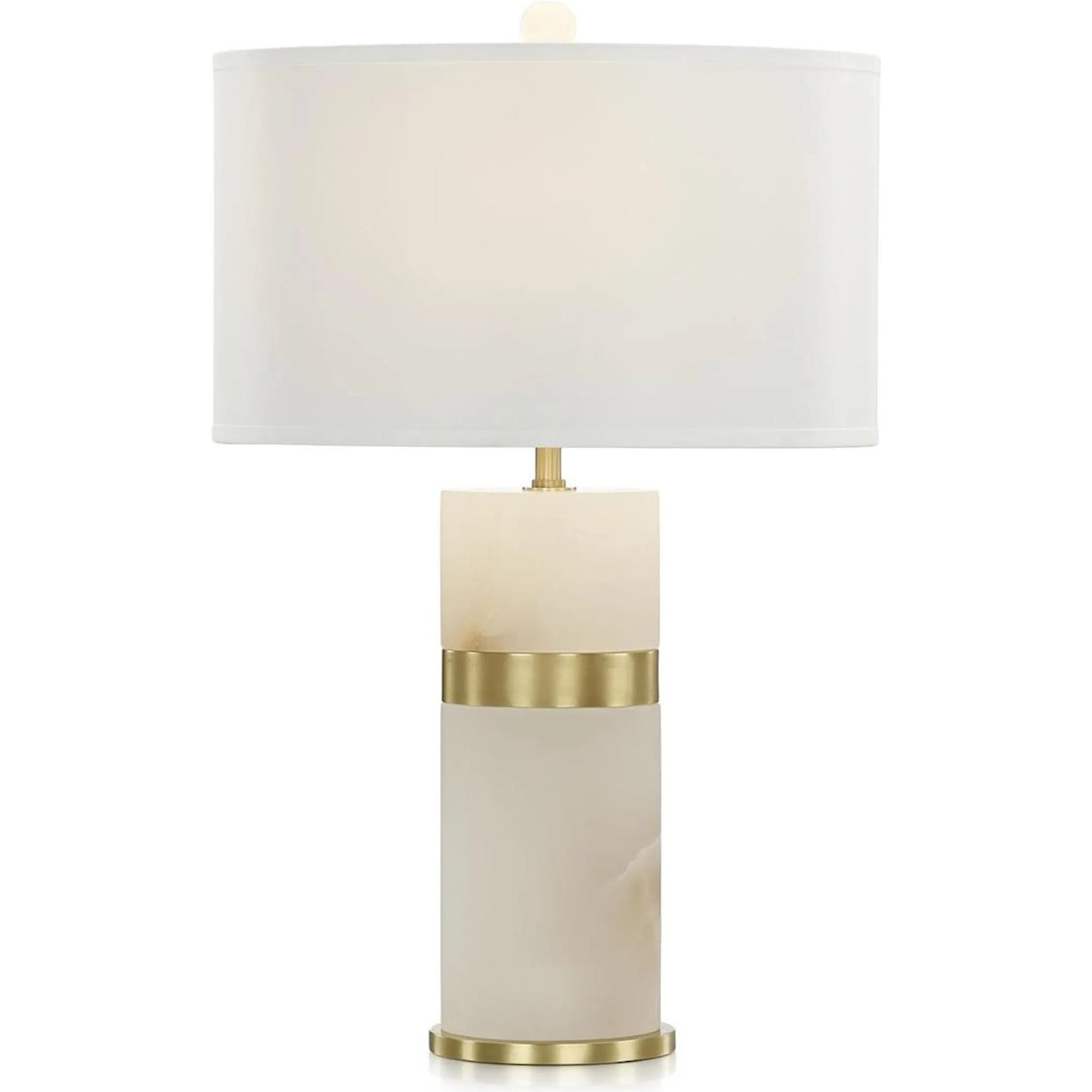 001 SI-2537088 | Primary Silo | Alabaster Tower Table Lamp by John-Richard. Made from unique in a transitional style.
