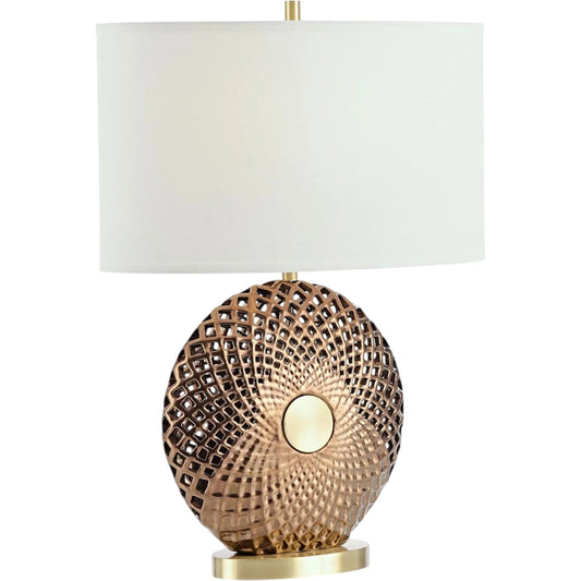 Roulette Table Lamp by John-Richard. Made from unique in a unique style.