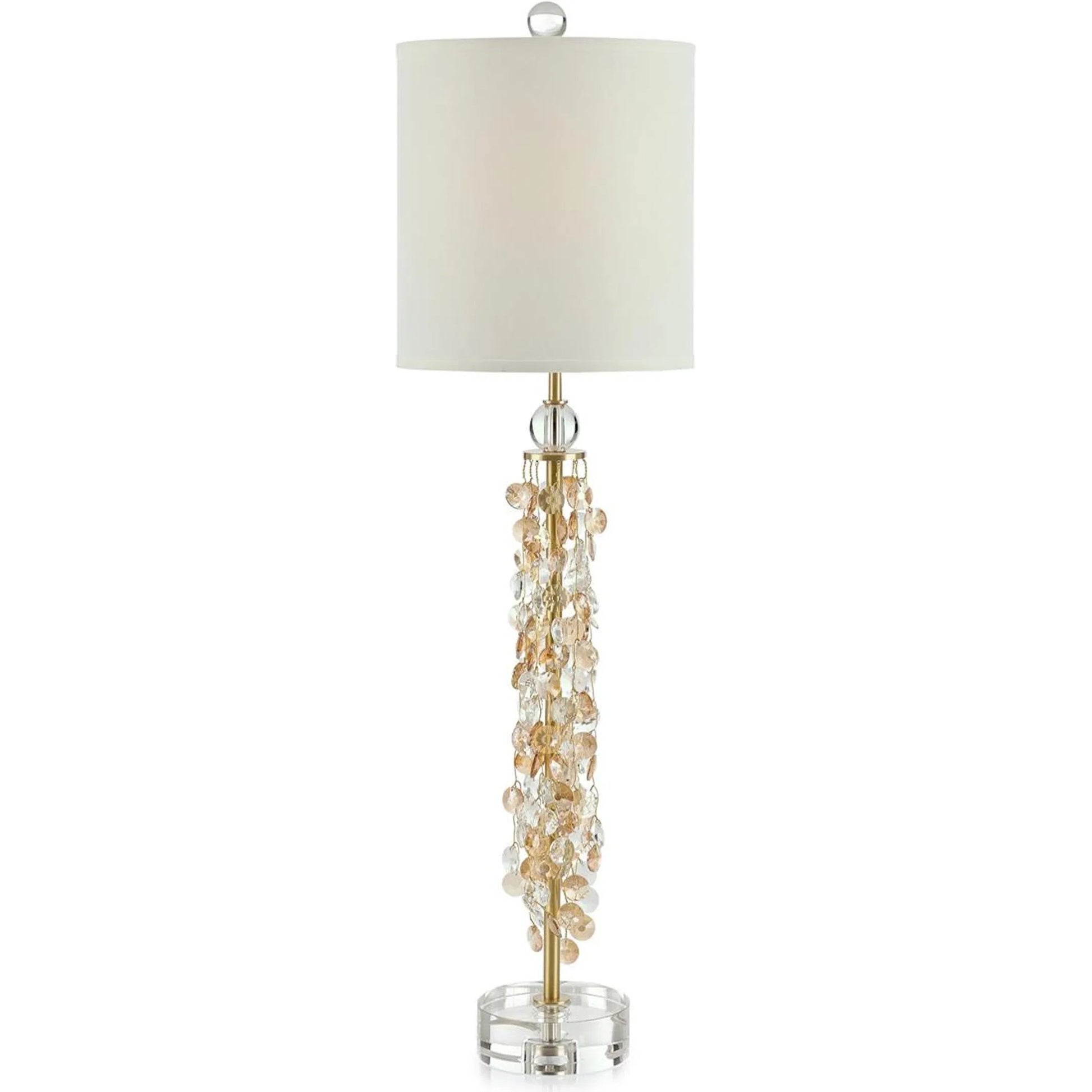 Ornament Buffet Lamp by John-Richard. Made from unique in a unique style.