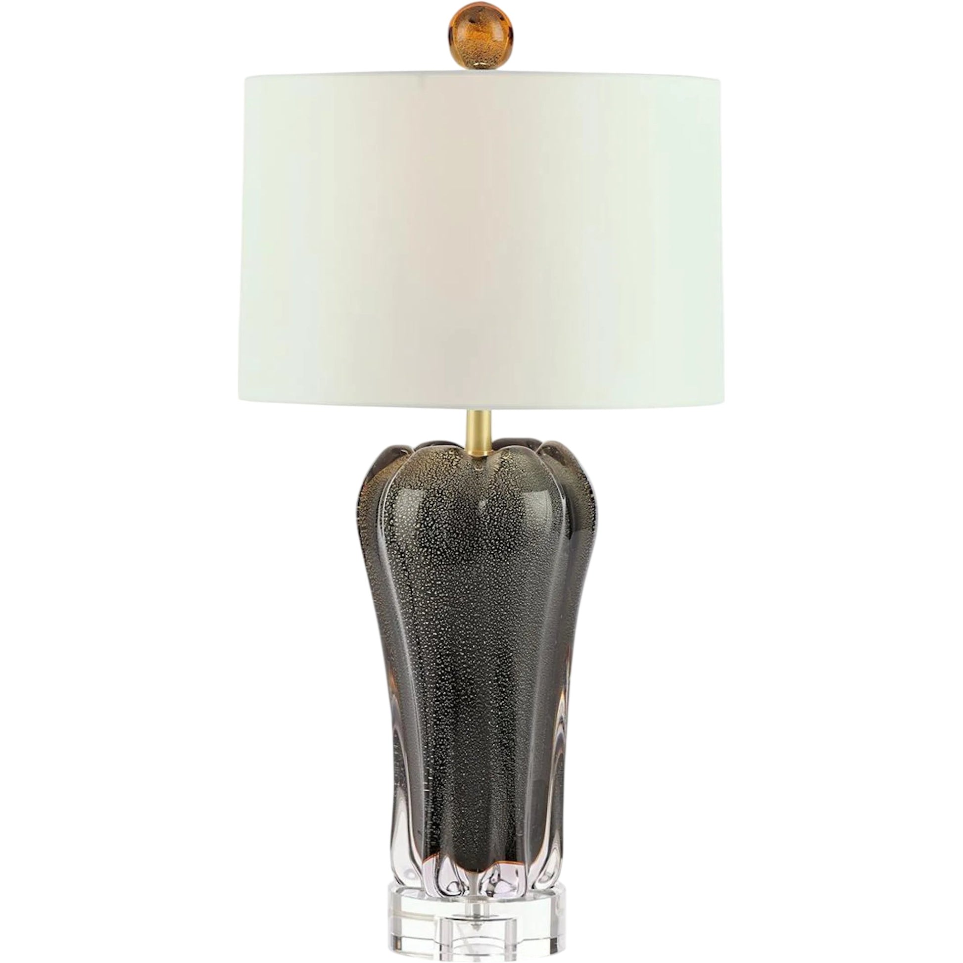 Billowing Glass Table Lamp by John-Richard. Made from unique in a unique style.