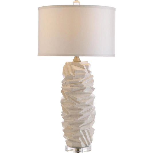Crinkle Table Lamp by John-Richard. Made from unique in a unique style.