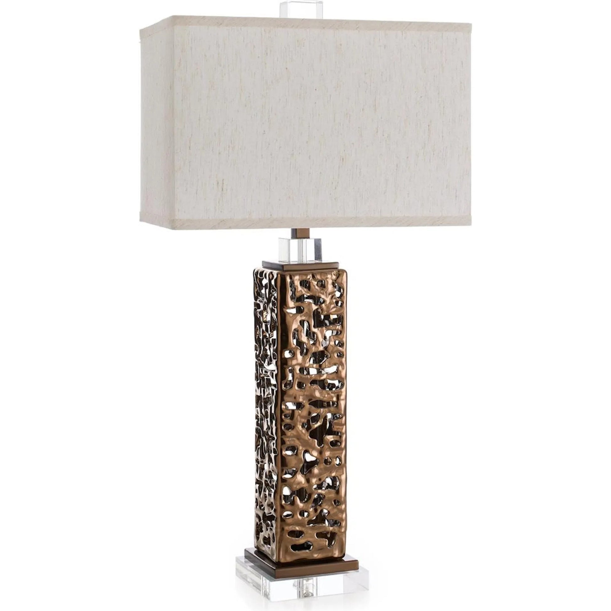 Hollis Table Lamp by John-Richard. Made from unique in a unique style.