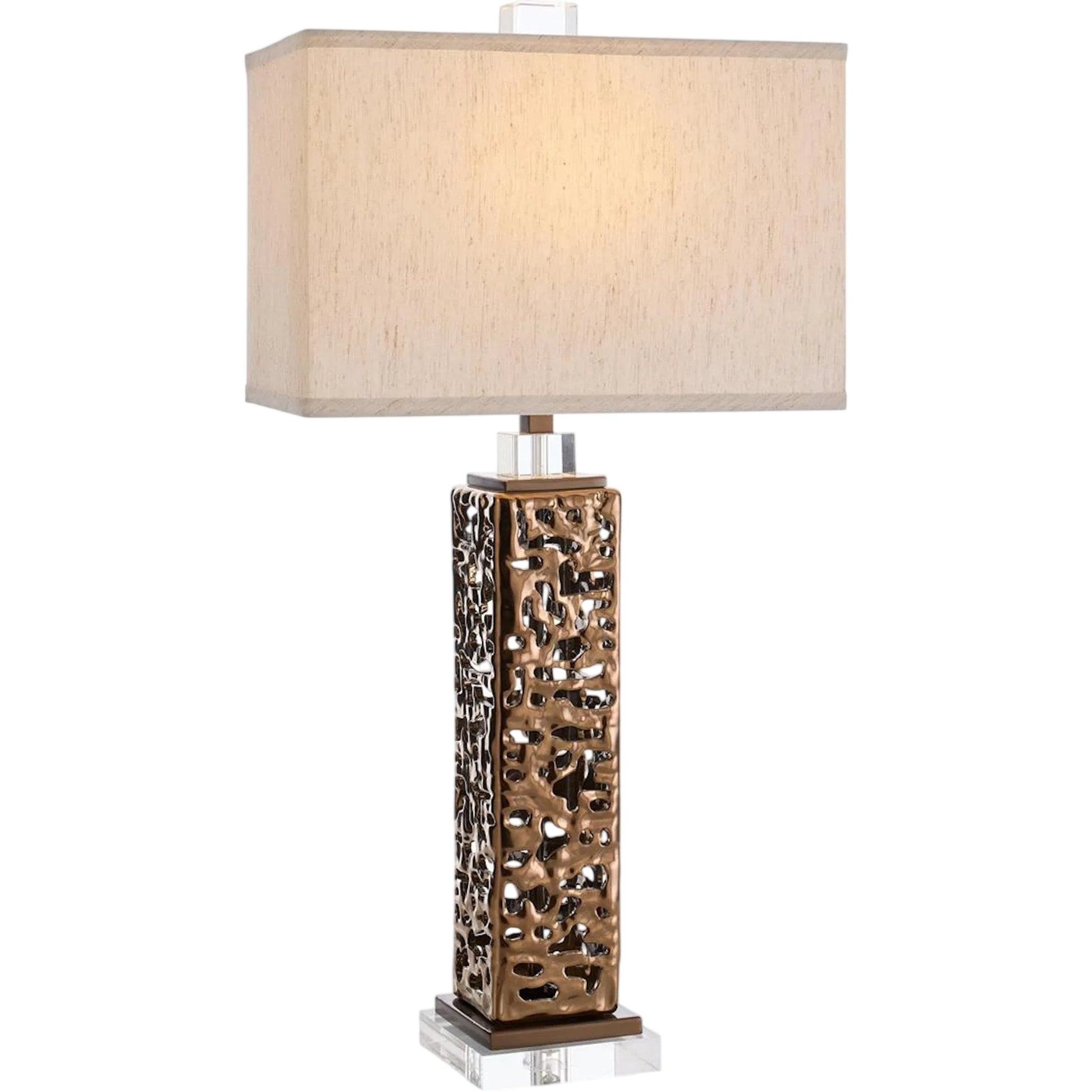 Hollis Table Lamp by John-Richard. Made from unique in a unique style.