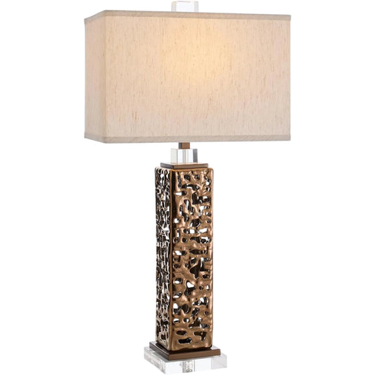 Hollis Table Lamp by John-Richard. Made from unique in a unique style.