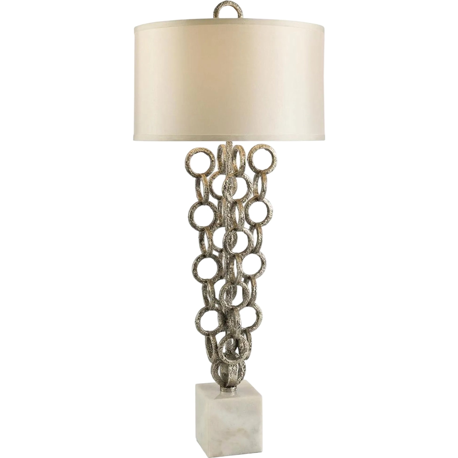 Iron Chain Buffet Lamp by John-Richard. Made from unique in a unique style.