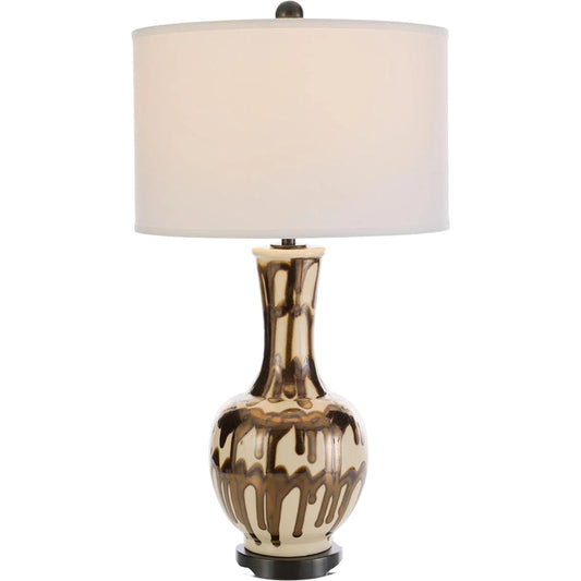 Drizzled Porcelain Table Lamp by John-Richard. Made from unique in a unique style.