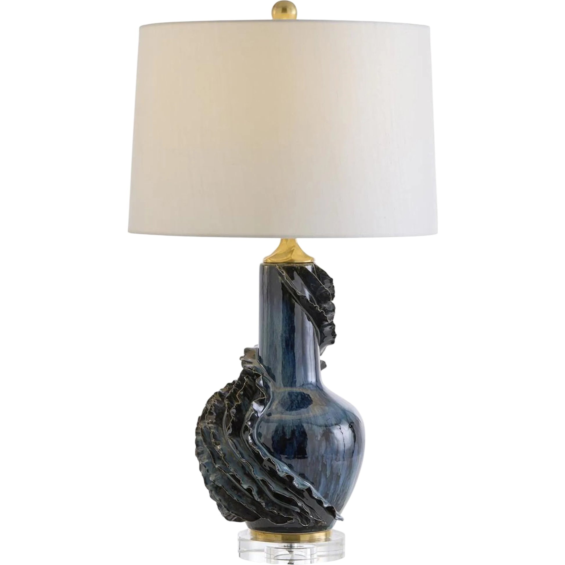 Tidal Table Lamp by John-Richard. Made from unique in a unique style.