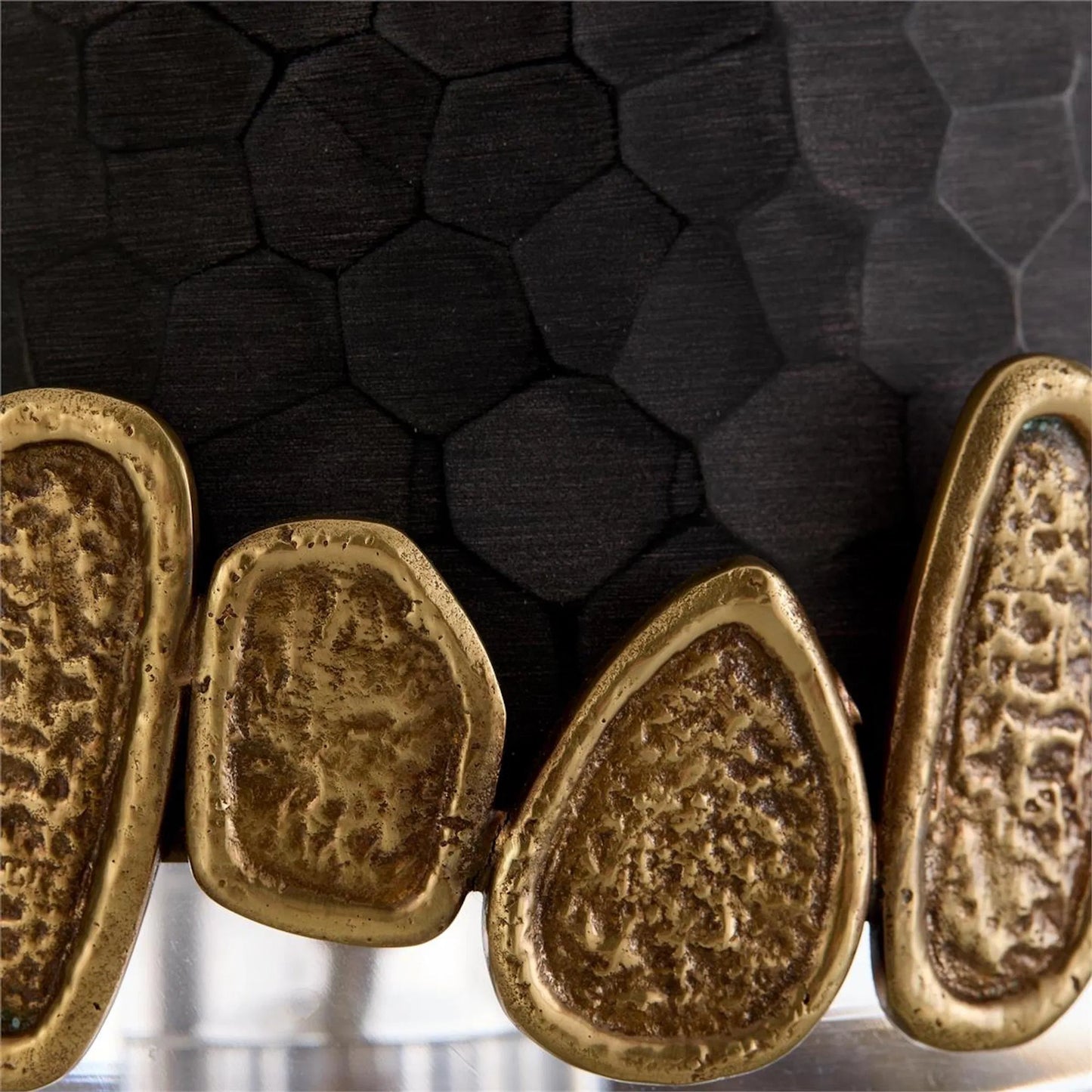 002 SI-2629300 | Closeup | Heaton Table Lamp by John-Richard. Made from unique in a unique style.