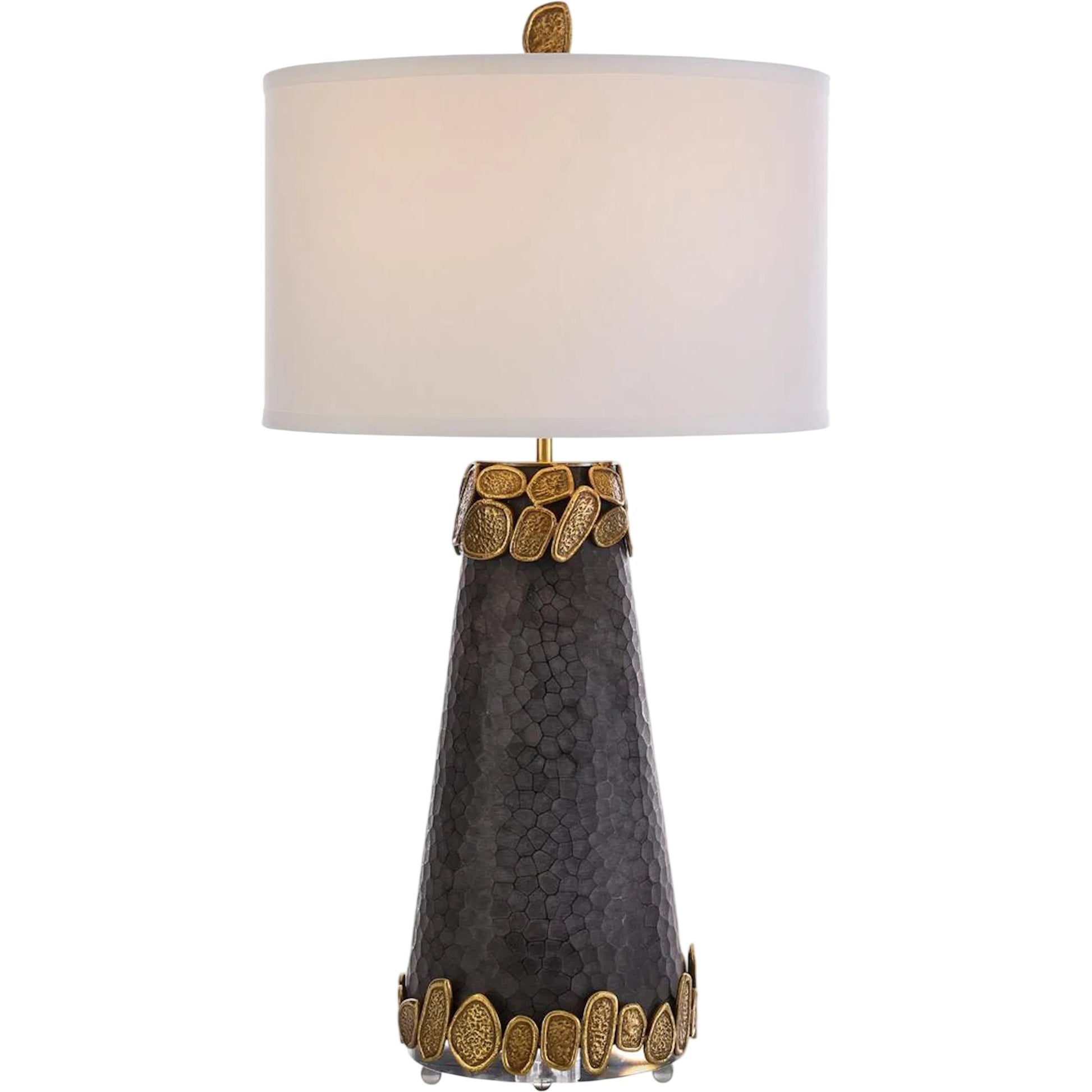 Heaton Table Lamp by John-Richard. Made from unique in a unique style.