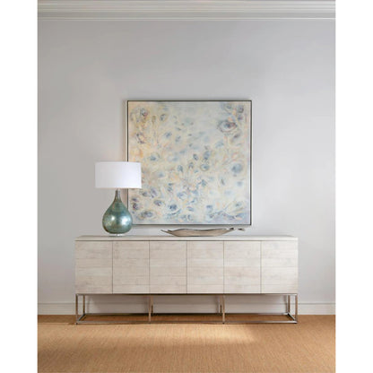 Deep Ocean Blue by John-Richard in blue, clear. Made from brass, marble in a coastal style.