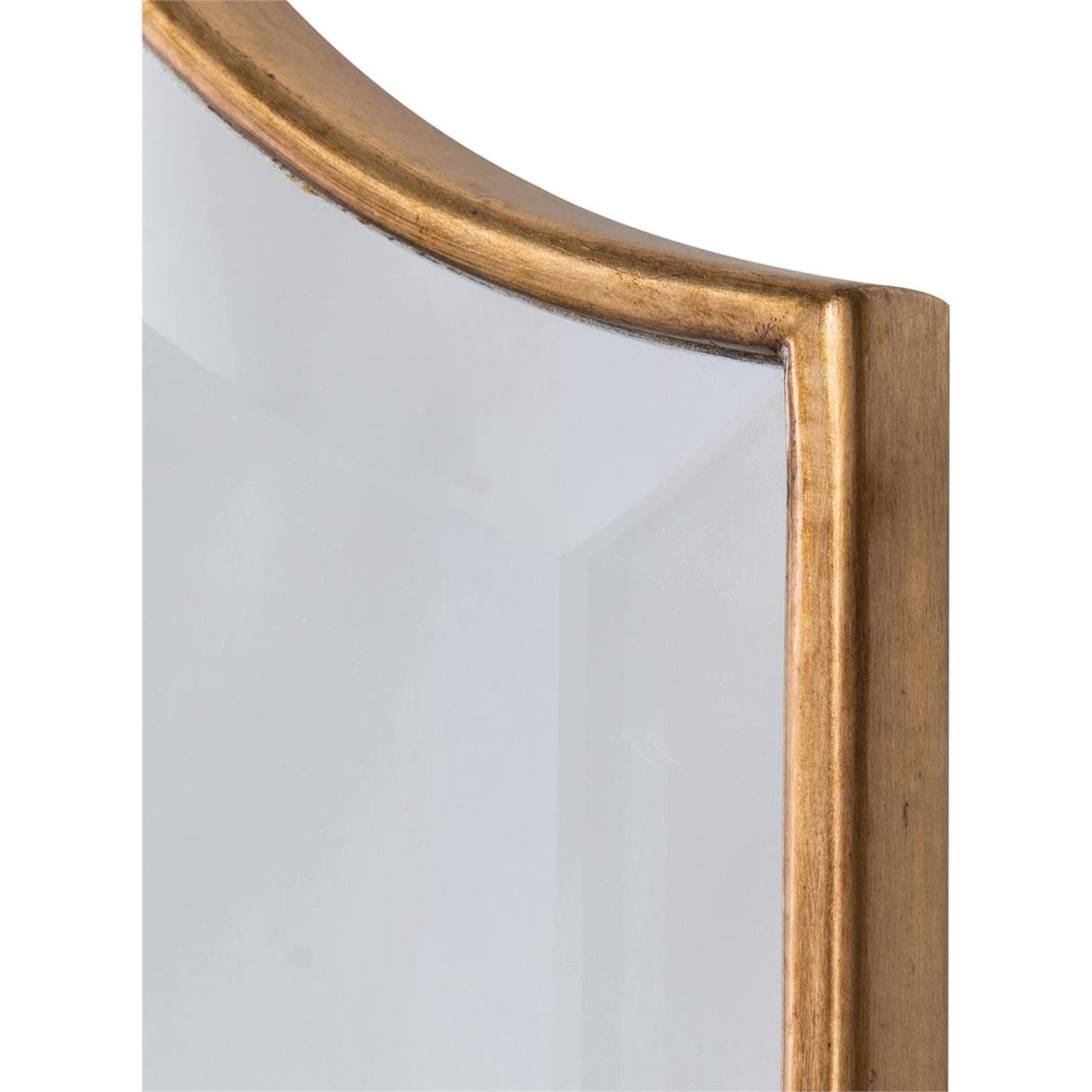 Sorrento Mirror by John-Richard in gold. Made from unique in a transitional style.