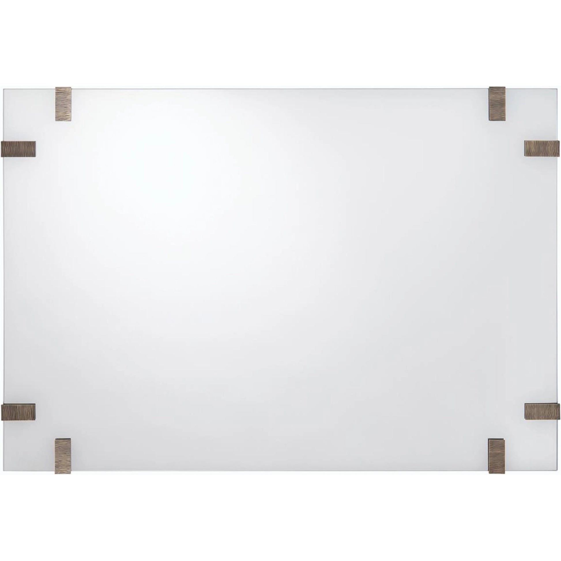 Isabel Mirror by John-Richard in brass, silver. Made from brass in a modern style.