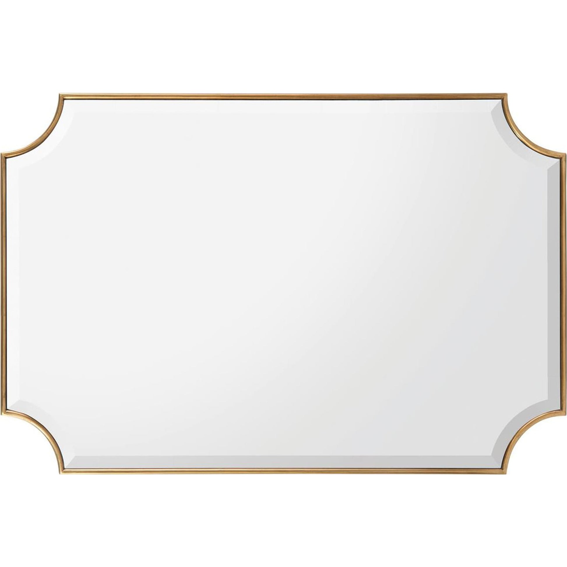 Priora Mirror by John-Richard in clear, gold. Made from unique in a transitional style.