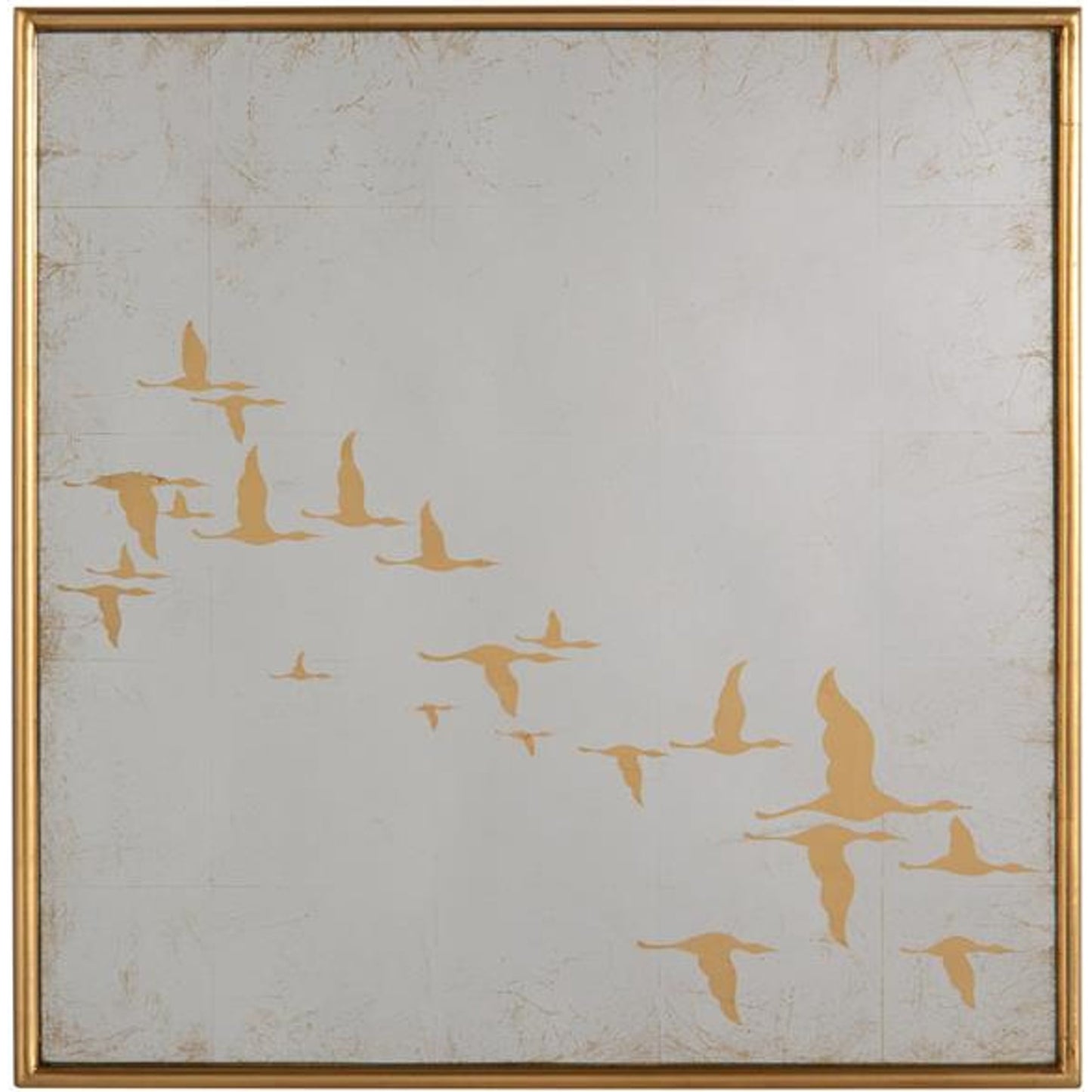 001 SR-865502 | Additional Silo | Migration Mirrors by John-Richard in gold. Made from steel in a modern style.