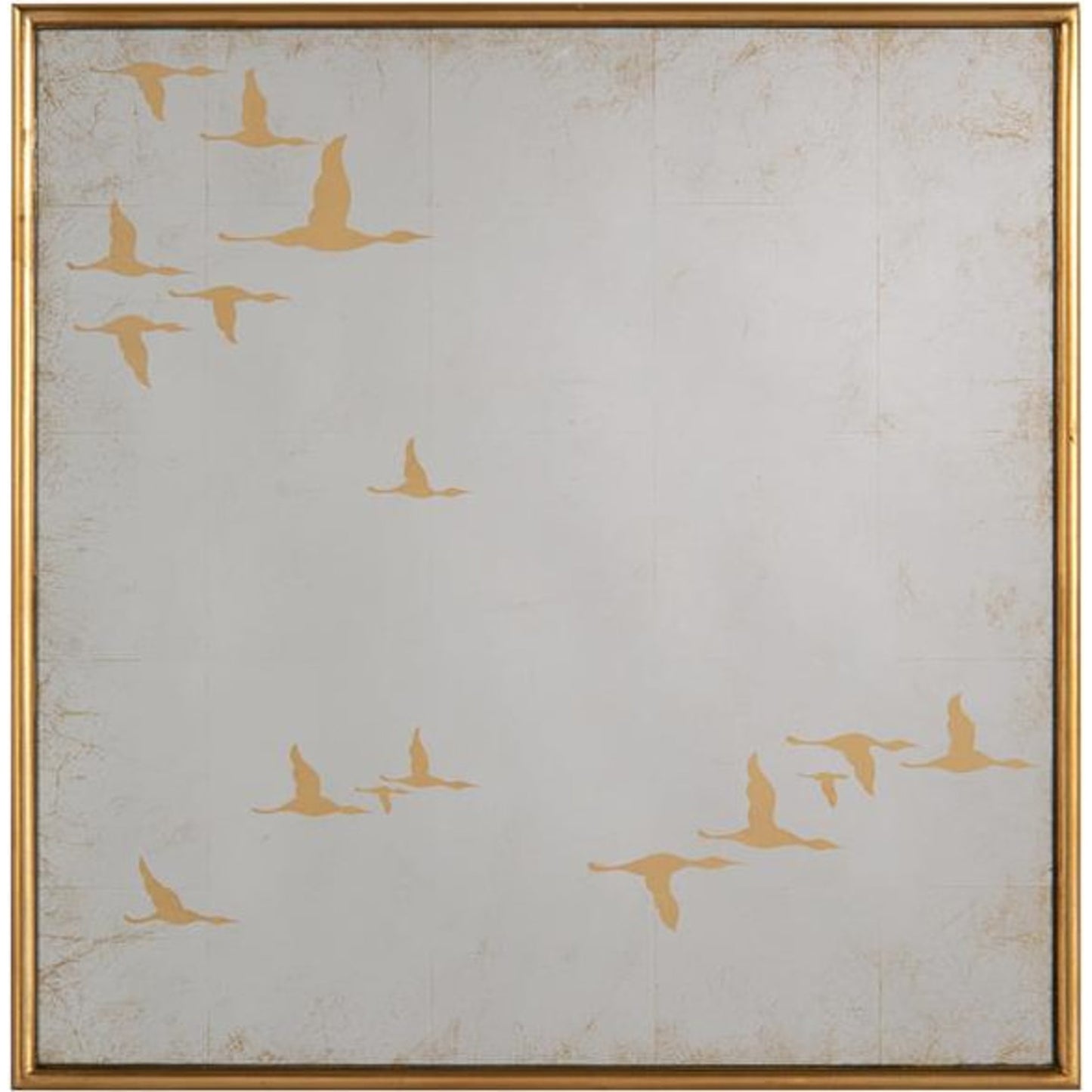 004 SR-865502 | Additional Silo | Migration Mirrors by John-Richard in gold. Made from steel in a modern style.