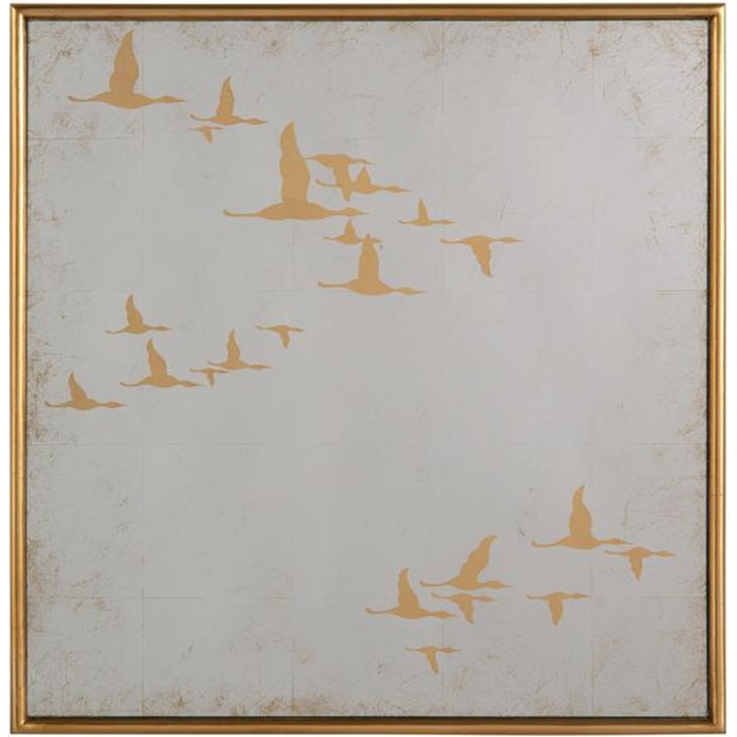 007 SR-865502 | Additional Silo | Migration Mirrors by John-Richard in gold. Made from steel in a modern style.