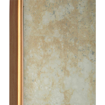 Pastelle Mirror by John-Richard in cream, gold, gray, white and aztec gold, pastelle eglomise. Made from acacia, mdf, glass, french cleat in a transitional style.